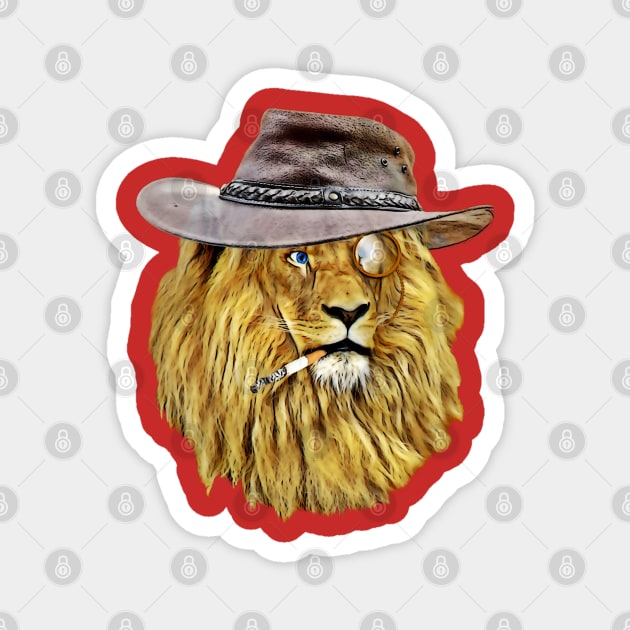 Funny Lion Magnet by Emart