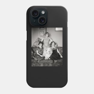 Portrait of Sisters, 1924. Vintage Photo Phone Case