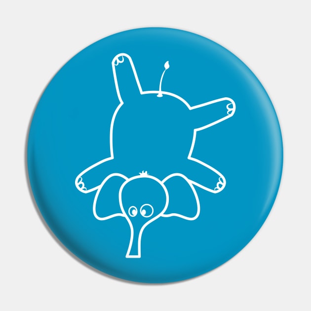 Funny elephant Pin by Greendevald