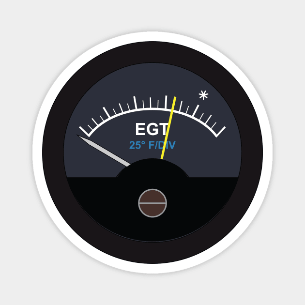 Exhaust Gas Temperature Indicator Magnet by Avion