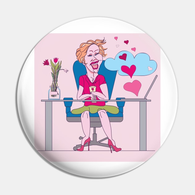 Working from home with love Pin by IngaDesign