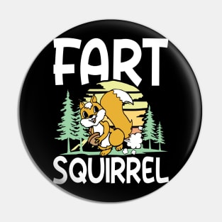 Fart Squirrel Pin