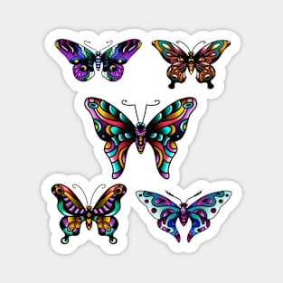 Tattoo Butterflies Magnet