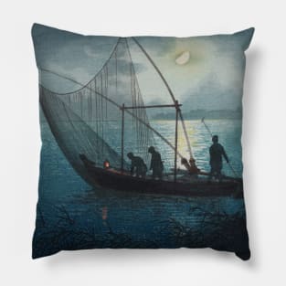 Morigasaki Coast by Tsuchiya Koitsu Pillow