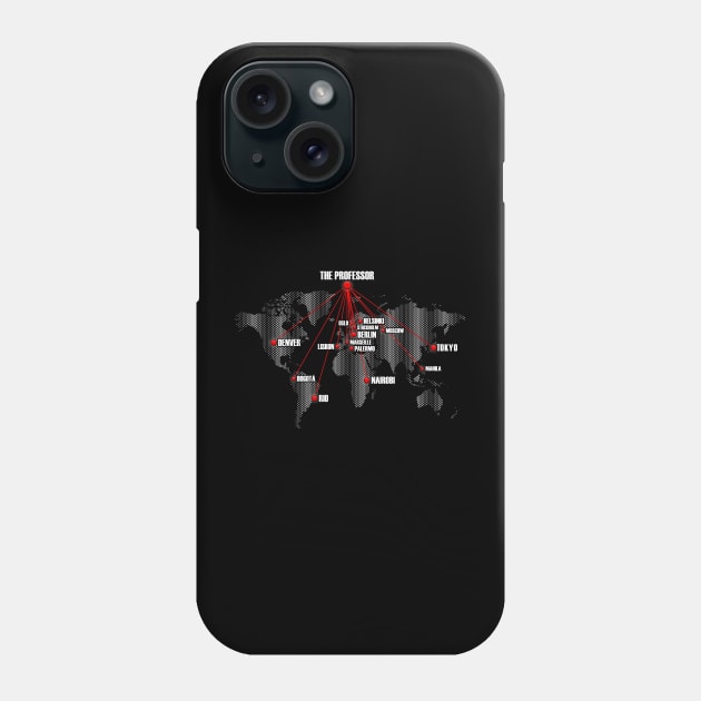 The Heist Map Phone Case by NMdesign