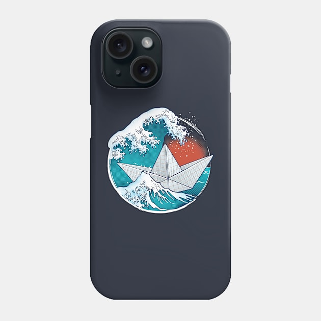 Origami paper boat Phone Case by Patrol