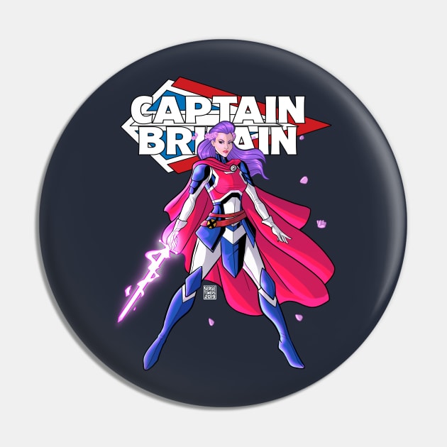 Captain Britain Pin by sergetowers80