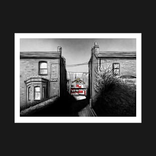 Dalymount Park Enterance - Bohemian FC League of Ireland Football Artwork T-Shirt