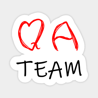 QA Team Magnet