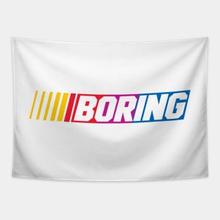 Boring Nascar Tapestry