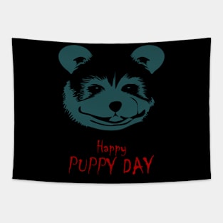 Happy Puppy Day Tapestry