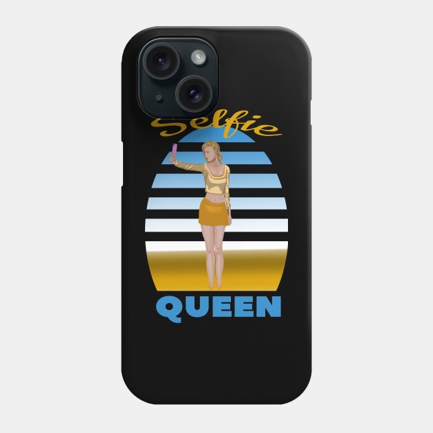 Selfie Queen Phone Case by Stades