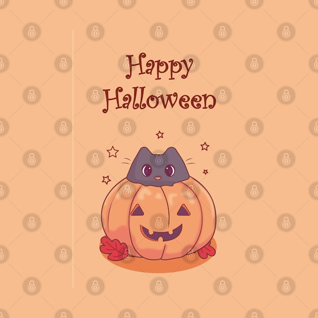 Happy Halloween Cat by Red Rov