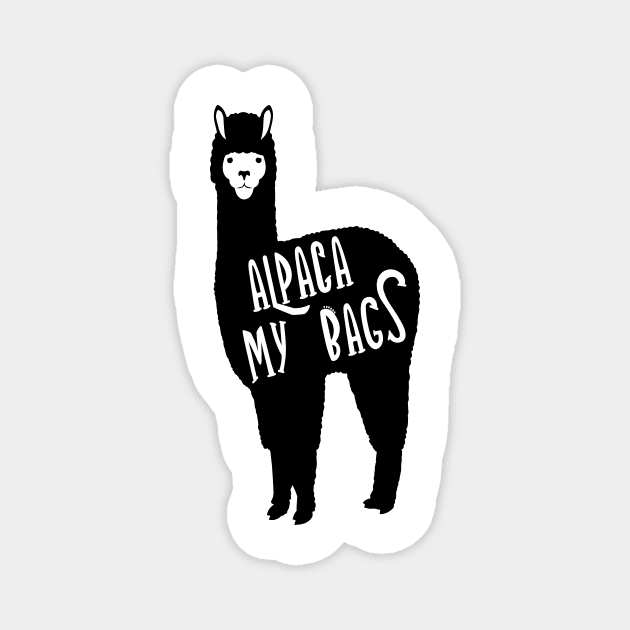 Alpaca my bags Magnet by JJtravel