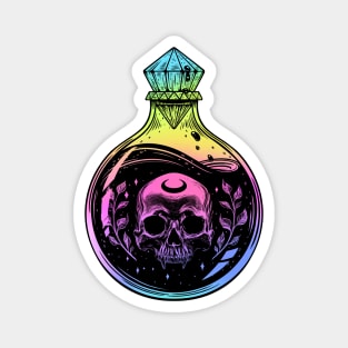 Poison. Vampire Skull Magnet