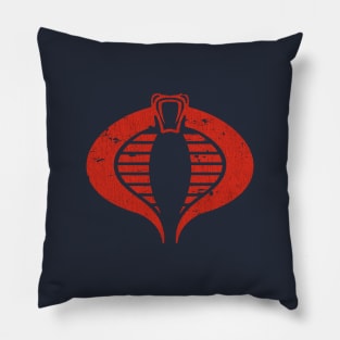 Cobra Command Vintage Pillow