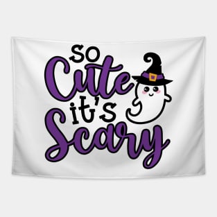 So Cute It’s Scary Ghost Halloween Cute Funny Tapestry