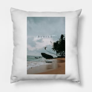 Ocean Beach Heaven - Aesthetic Pillow