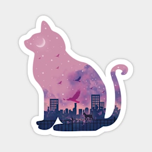 Pastel kitty Magnet