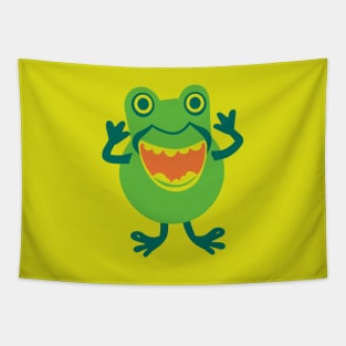 Cute Adorable Frog Tapestry