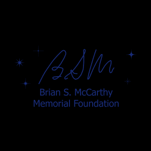 BSM Foundation Logo Blue On Black T-Shirt