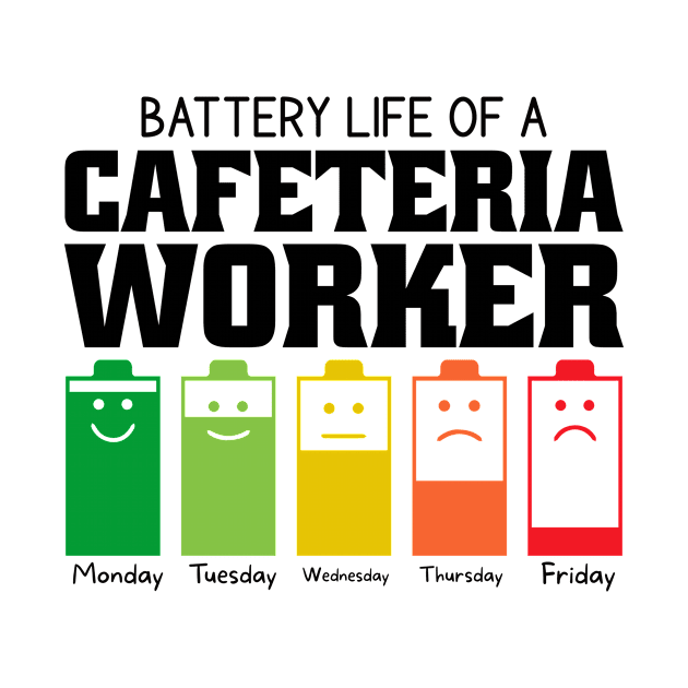 Battery Life Of A Cafeteria Worker by Stay Weird