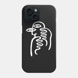 Think White Phone Case