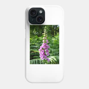 Pink Foxglove Phone Case