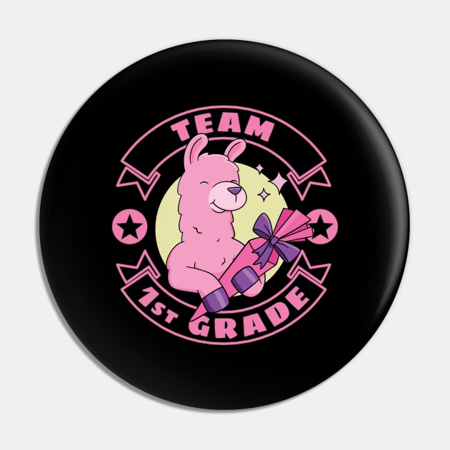 Team 1st Grade Llama Pin by ninarts