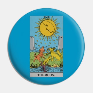 The Moon Tarot Card Pin