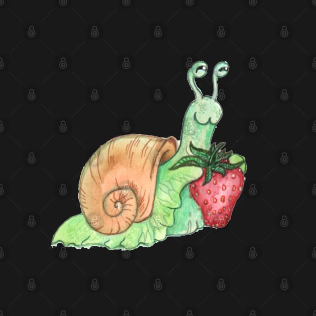 Strawberry Snail by Shadowind