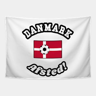 ⚽ Danmark Football, Dannebrog Flag, Let's Go! Afsted! Team Spirit Tapestry