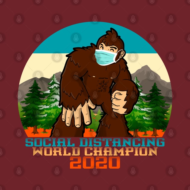 Bigfoot Social Distancing World Champion by Olievera