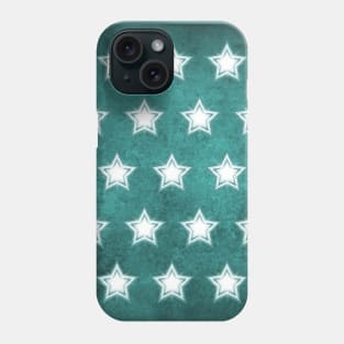 Teal Crystal Star Pattern Cheeky Witch® Phone Case