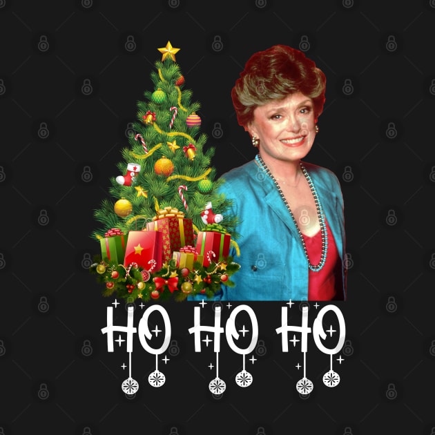 Funny Xmas Ho Ho Ho Blanche Devereaux Christmas by Chea Shepherd