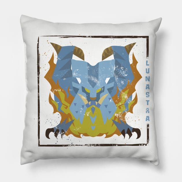 Monster Hunter World - Lunastra Pillow by Fadelias