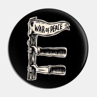 Peace and War Pin