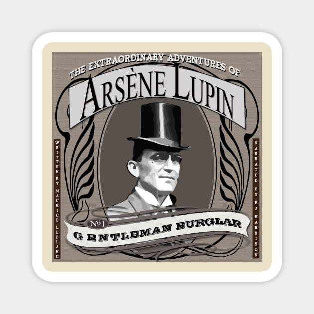 Arsene Lupin, Gentleman Burglar Magnet by ClassicTales