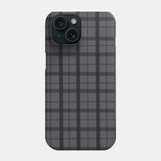 Black Check Phone Case