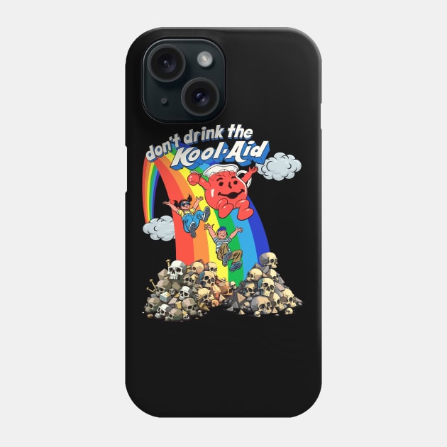 Don't Drink The Kool-Aid - Retro Psychedelic Design Phone Case by DankFutura