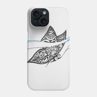 Butterfly tribal tatoo art Phone Case