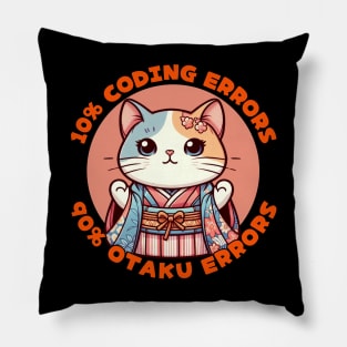 Maneki Neko Programmer Pillow