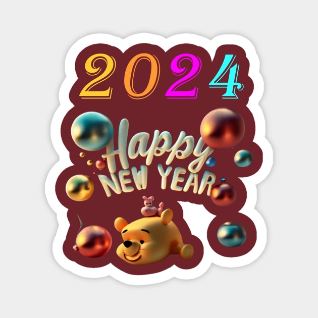 Happy New year---2024 Magnet by your best store