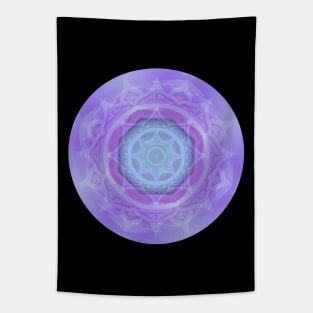 PURPLE LOTUS MANDALA,  LILAC MANDALA PATTERN, PINK AND LAVENDER LOTUS DESIGN Tapestry