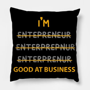 funny entrepreneur bussinessman Pillow