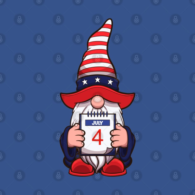 4th Of July Gnome by TheMaskedTooner