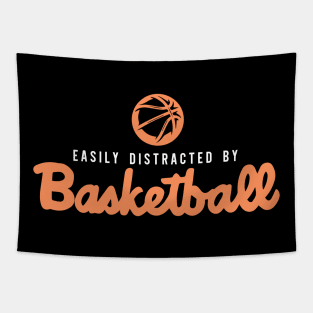 Easily Distracted By Basketball Tapestry