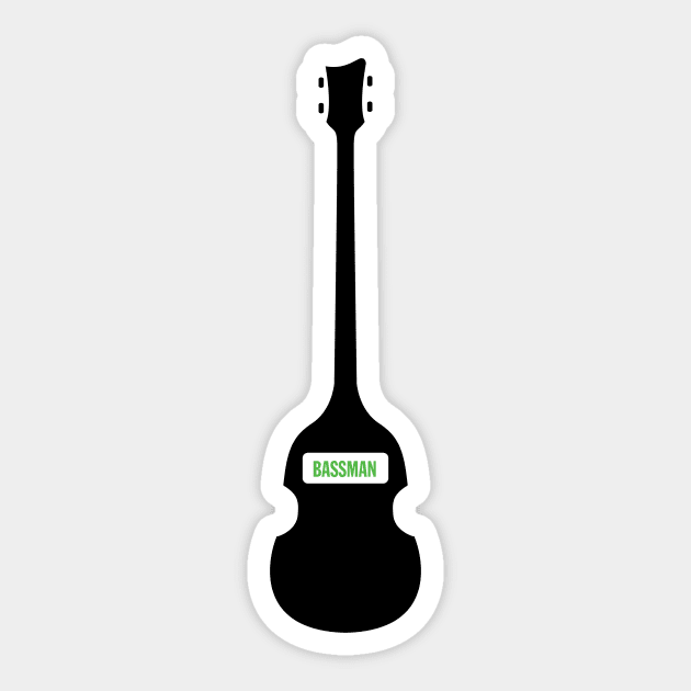 Bassman sticker & Violin Guitar - Bassman - Sticker