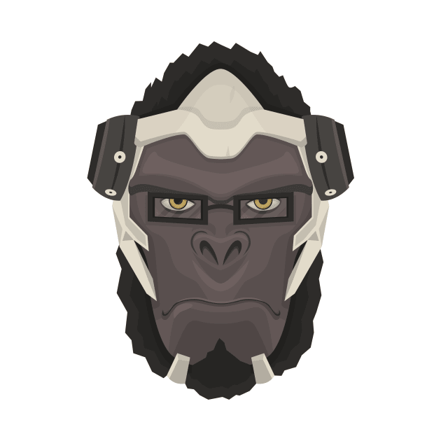 Winston minimalist - Overwatch - T-Shirt | TeePublic