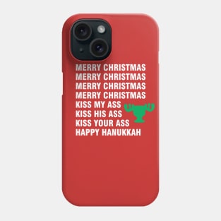Merry Christmas Happy Hanukkah Phone Case
